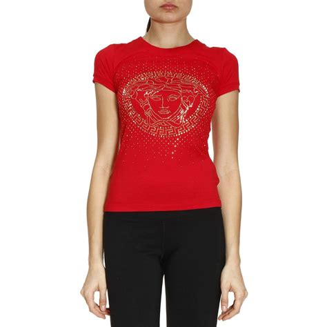 cheap versace t shirts red womens|versace sweatshirts for women.